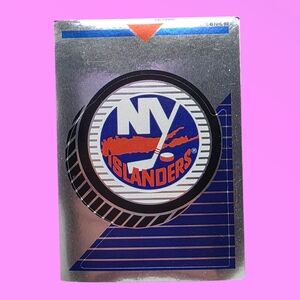 1993-94 Panini Hockey New York Islanders Logo #56 Foil Sticker